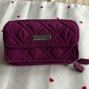 Vera wallet Purple quilted